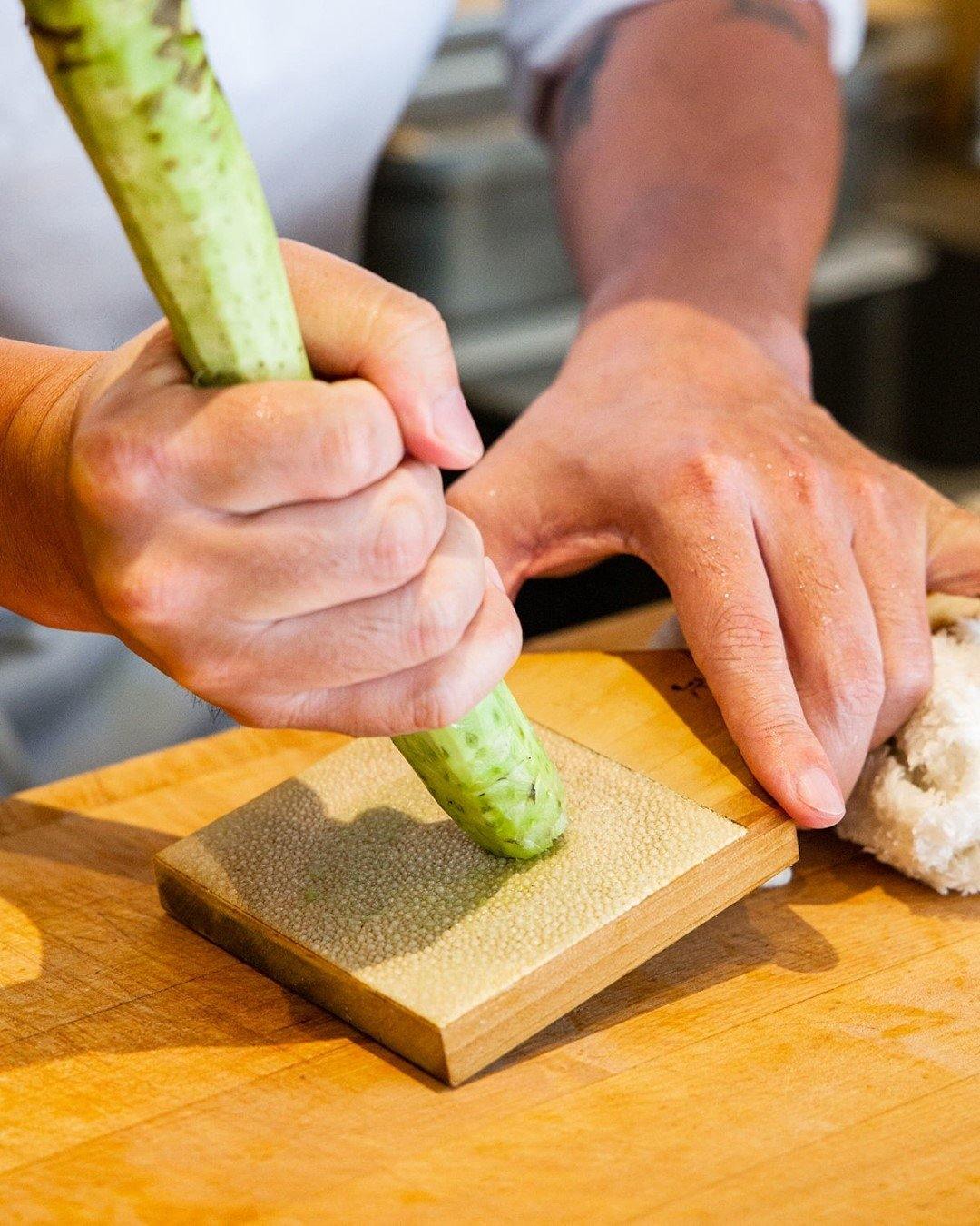 Real Fresh Wasabi Root.